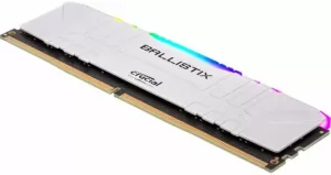 Photo de Barrette mémoire 16Go DIMM DDR4 Ballistix RGB PC4-24000 (3000 Mhz) (Blanc)
