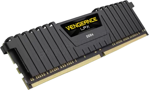 Photo de Barrette mémoire 16Go DIMM DDR4 Corsair Vengeance LPX 2400Mhz (Noir)