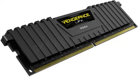 Photo de Barrette mémoire 16Go DIMM DDR4 Corsair Vengeance LPX PC4-19200 (2400 Mhz) (Noir)