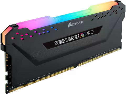 Barrette mémoire 16Go DIMM DDR4 Corsair Vengeance Pro RGB 3600Mhz (Noir) à  prix bas