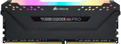 Photo de Barrette mémoire 16Go DIMM DDR4 Corsair Vengeance Pro RGB  3600Mhz (Noir)