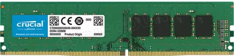 Photo de Barrette mémoire 16Go DIMM DDR4 Crucial PC4-19200 (2400 Mhz) (Vert)