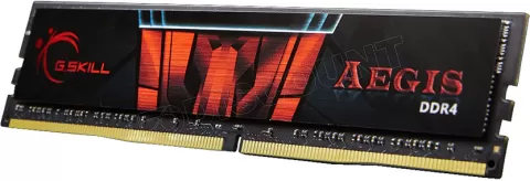 Photo de Barrette mémoire 16Go DIMM DDR4 G.Skill Aegis 4  2400Mhz (Noir et Rouge)
