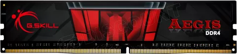 Photo de Barrette mémoire 16Go DIMM DDR4 G.Skill Aegis PC4-19200 (2400 Mhz) (Noir et Rouge)