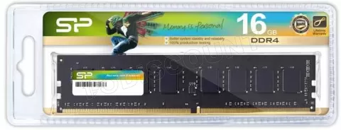 Photo de Barrette mémoire 16Go DIMM DDR4 Silicon Power 3200Mhz (Noir)