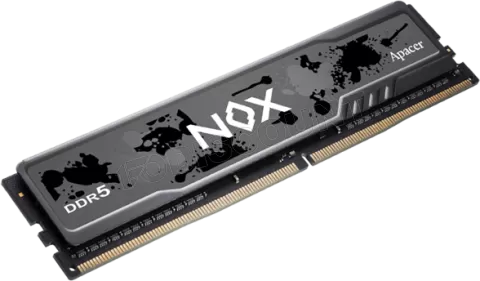 Photo de Barrette mémoire 16Go DIMM DDR5 Apacer Nox  5200MHz (Noir)