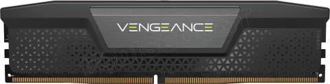 Photo de Barrette mémoire 16Go DIMM DDR5 Corsair Vengeance 5200MHz CL40 (Noir)