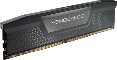 Photo de Barrette mémoire 16Go DIMM DDR5 Corsair Vengeance 5200MHz CL40 (Noir)