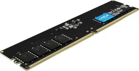 Photo de Barrette mémoire 16Go DIMM DDR5 Crucial Classic 5600MHz Version OEM (Tray)