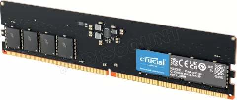 Photo de Barrette mémoire 16Go DIMM DDR5 Crucial Classic 5600MHz
