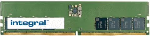 Photo de Barrette mémoire 16Go DIMM DDR5 Integral 5600MHz (Vert)