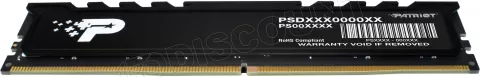 Photo de Barrette mémoire 16Go DIMM DDR5 Patriot Signature Line Premium  5600MHz (Noir)