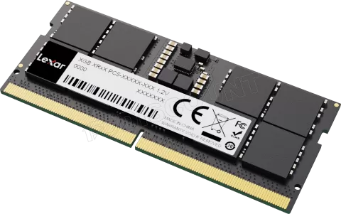 Photo de Barrette mémoire 16Go SODIMM DDR5 Lexar 5600Mhz (Noir)
