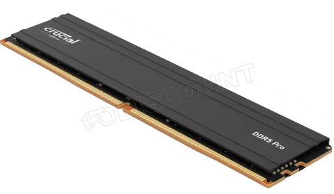 Photo de Barrette mémoire 24Go DIMM DDR5 Crucial Pro 5600MHz (Noir)