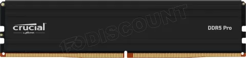 Photo de Barrette mémoire 24Go DIMM DDR5 Crucial Pro 5600MHz (Noir)