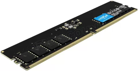 Photo de Barrette mémoire 32Go DIMM DDR5 Crucial Classic 4800MHz (Noir)