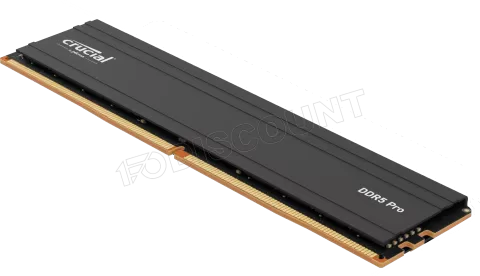 Photo de Barrette mémoire 32Go DIMM DDR5 Crucial Pro 5600MHz Version OEM (Tray)