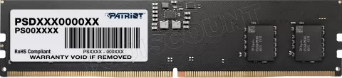Photo de Barrette mémoire 32Go DIMM DDR5 Patriot Signature Line 5600MHz (Noir)