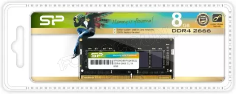 Photo de Barrette mémoire 32Go SODIMM DDR4 Silicon Power 3200Mhz (Noir)