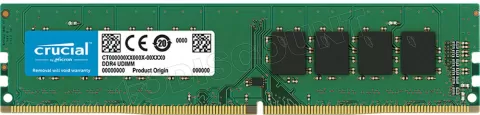 Photo de Barrette mémoire 4Go DIMM DDR4 Crucial  2666Mhz (Vert)
