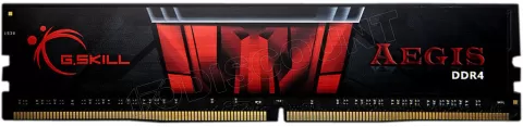 Photo de Barrette mémoire 4Go DIMM DDR4 G.Skill Aegis PC4-19200 (2400 Mhz) (Noir et Rouge)