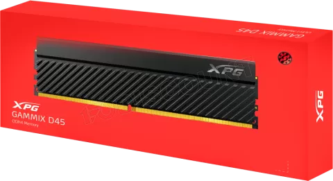 Photo de Barrette mémoire 8Go DIMM DDR4 Adata XPG GammiX D45  3200Mhz (Noir)