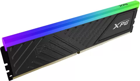 Photo de Barrette mémoire 8Go DIMM DDR4 Adata XPG SpectriX D35G RGB  3600Mhz (Noir)