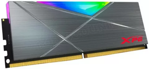 Photo de Barrette mémoire 8Go DIMM DDR4 Adata XPG SpectriX D50 RGB 3600Mhz (Noir)