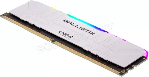 Barrette mémoire 8Go DIMM DDR4 Ballistix RGB PC4-24000 (3000 Mhz) (Blanc) à  prix bas