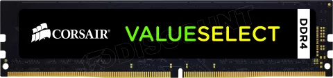 Photo de Barrette mémoire 8Go DIMM DDR4 Corsair Value Select PC4-21300 (2666 Mhz) (Noir)