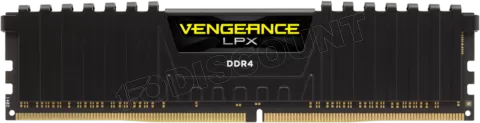 Photo de Barrette mémoire 8Go DIMM DDR4 Corsair Vengeance LPX PC4-19200 (2400 Mhz) (Noir)