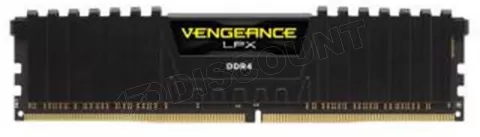 Photo de Barrette mémoire 8Go DIMM DDR4 Corsair Vengeance LPX PC4-24000 (3000 Mhz) (Noir)