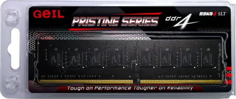 Photo de Barrette mémoire 8Go DIMM DDR4 GeIL Pristine 3200Mhz (Noir)