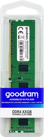 Photo de Barrette mémoire 8Go DIMM DDR4 GoodRam 2400Mhz (Vert)