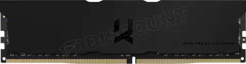 Photo de Barrette mémoire 8Go DIMM DDR4 GoodRam IRDM Pro  3600Mhz (Noir)