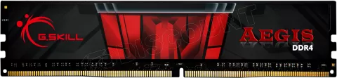 Photo de Barrette mémoire 8Go DIMM DDR4 G.Skill Aegis  2400Mhz (Noir et Rouge)