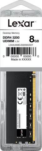 Photo de Barrette mémoire 8Go DIMM DDR4 Lexar 3200Mhz (Noir)
