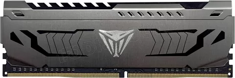 Photo de Barrette mémoire 8Go DIMM DDR4 Patriot Viper Steel 3200Mhz (Noir)