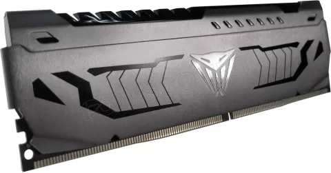 Photo de Barrette mémoire 8Go DIMM DDR4 Patriot Viper Steel 3200Mhz (Noir)