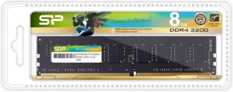 Photo de Barrette mémoire 8Go DIMM DDR4 Silicon Power 3200Mhz (Noir)