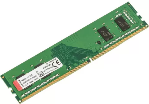 Photo de Barrette mémoire DIMM DDR4 Kingston ValueRAM  2667Mhz 4Go (Vert)