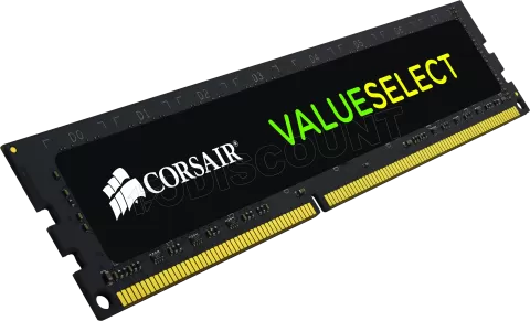 Photo de Barrette mémoire RAM DDR3 4Go Corsair Value Select PC12800 (1600 Mhz)