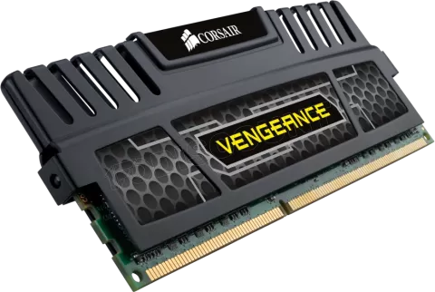 Photo de Barrette mémoire RAM DDR3 4Go Corsair Vengeance LP PC12800 (1600MHz) (Noir)
