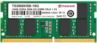Photo de Barrette mémoire SODIMM 16Go DDR4 Transcend 2666Mhz (Vert)