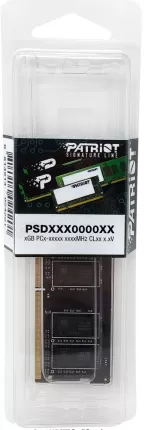 Photo de Barrette mémoire SODIMM DDR4 16Go Patriot Signature Line 3200Mhz (Noir)