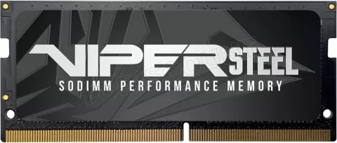 Photo de Barrette mémoire SODIMM DDR4 16Go Patriot Viper Steel  3200Mhz (Noir)