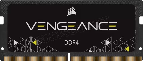 Photo de Barrette mémoire SODIMM DDR4 32Go Corsair Vengeance 3200Mhz (Noir)