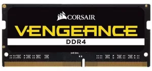 Photo de Barrette mémoire SODIMM DDR4 Corsair PC4-21300 (2667 Mhz) 16Go (Noir)