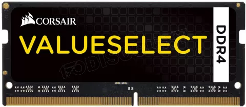 Photo de Barrette mémoire SODIMM DDR4 Corsair Value Select PC3-17000 (2133MHz) 4Go (Noir)