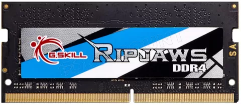 Photo de Barrette mémoire SODIMM DDR4 G.Skill RipJaws PC4-19200 (2400 Mhz) 4Go (Noir)